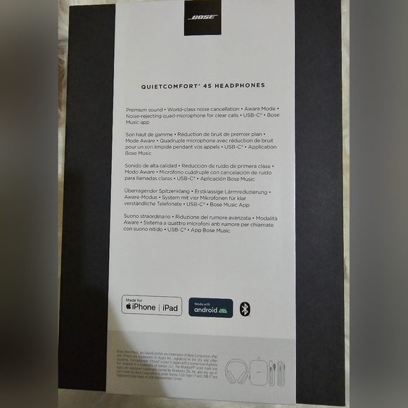 Bose Quietcomfort 45 Headphones - Picture 2 of 4